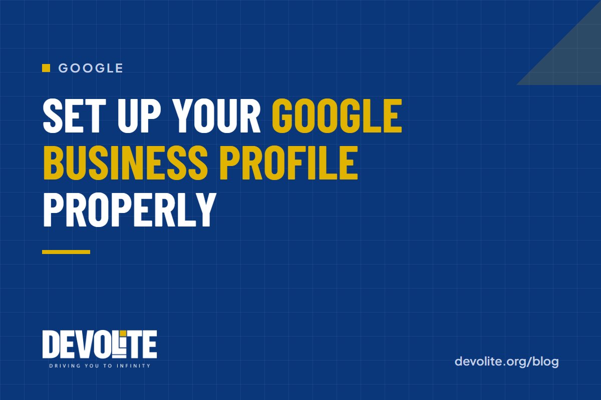Article: How to set up your Google Business Profile properly (step by step)