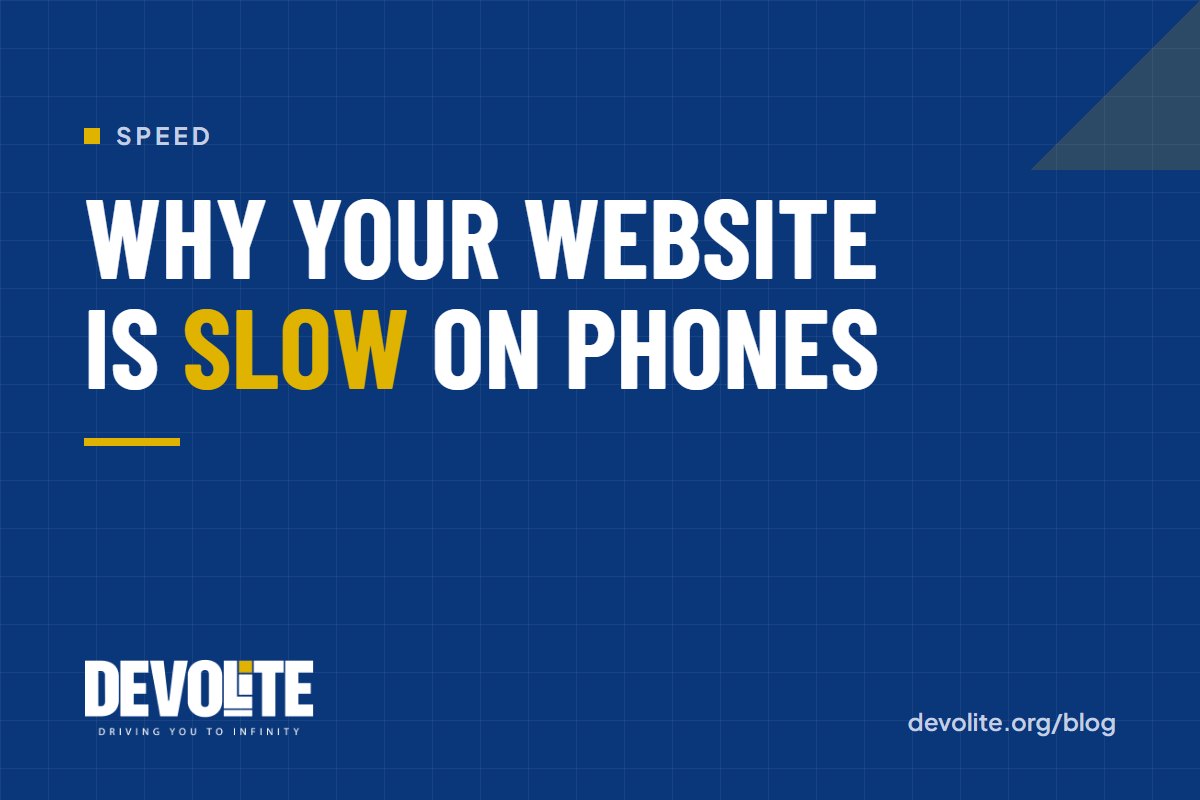 Blog website slow on phones