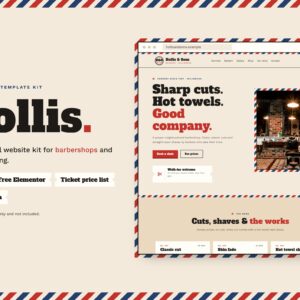 Hollis – Barber Shop Website Template
