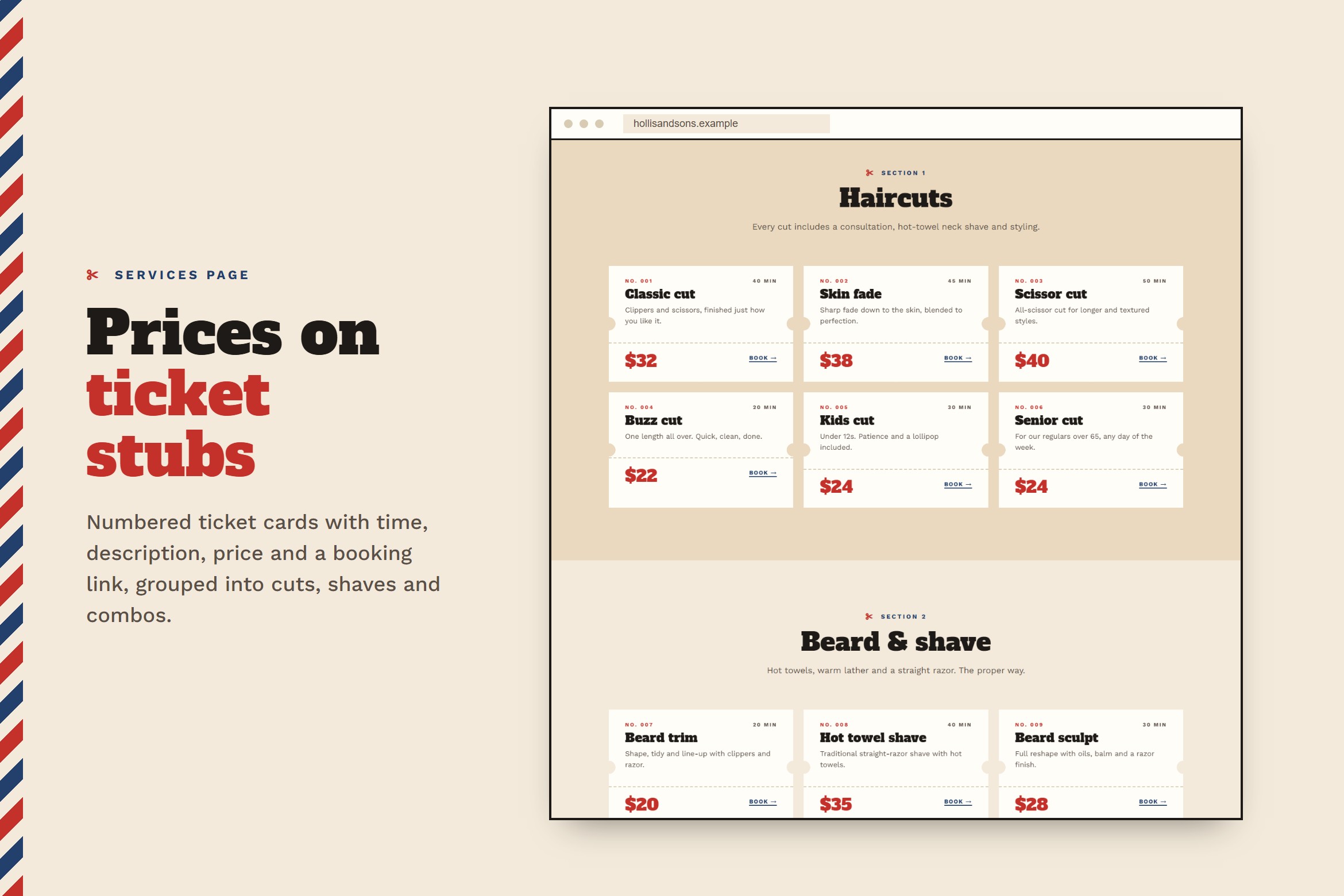Hollis – Barber Shop Website Template - Image 4