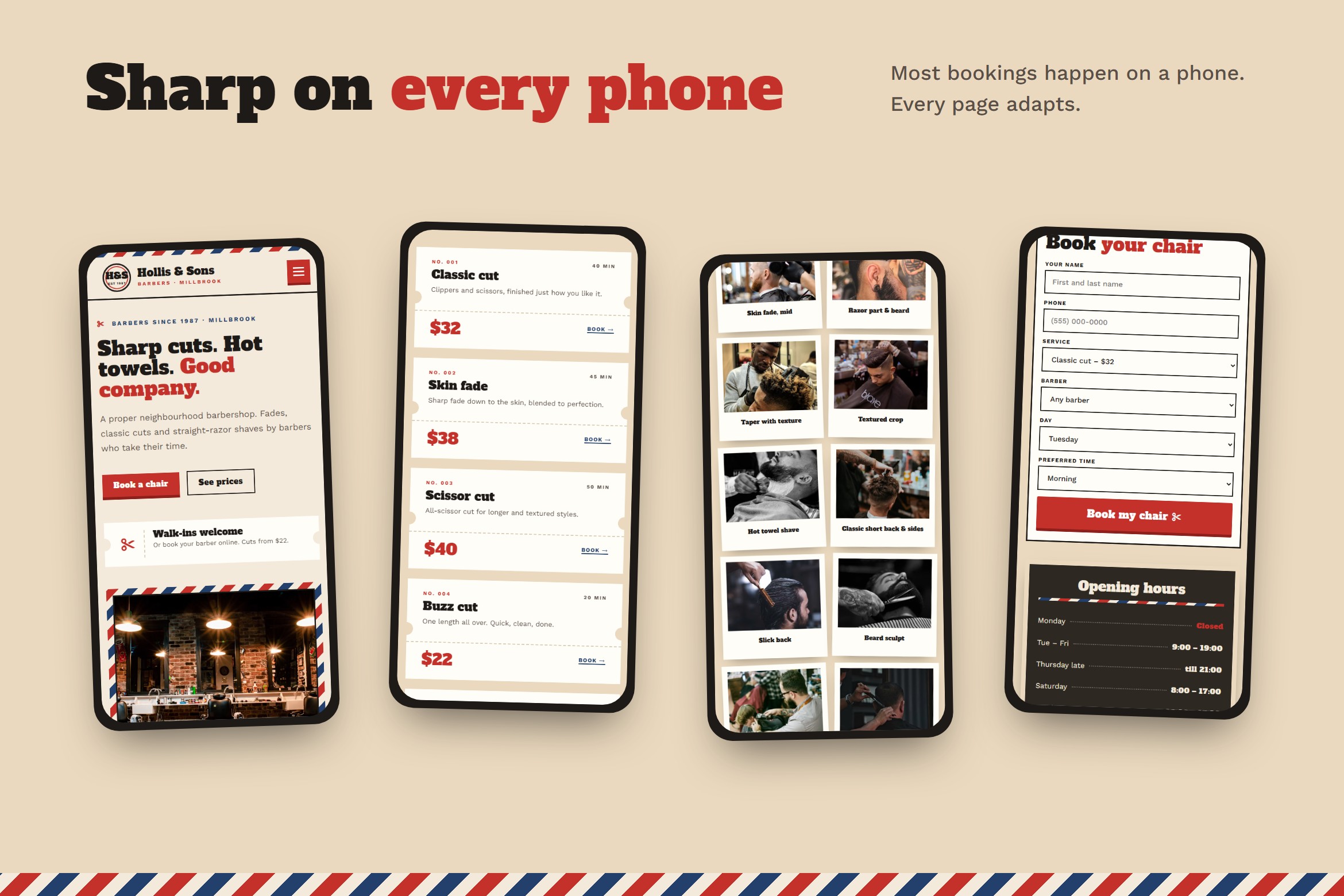 Hollis – Barber Shop Website Template - Image 5
