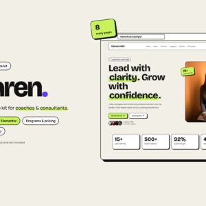 Maren – Coach & Consultant Website Template