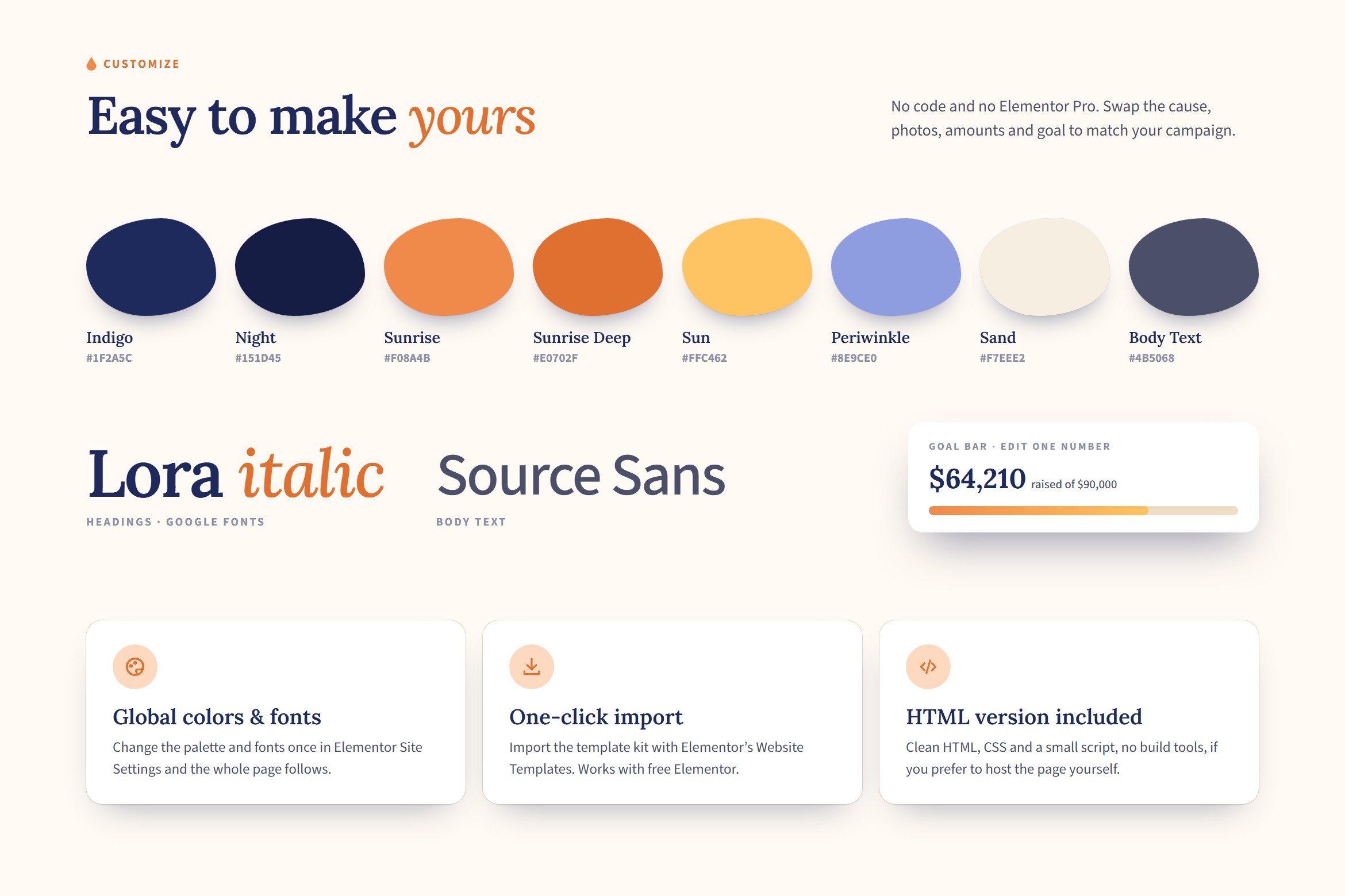 Riverlight – Charity Fundraising Landing Page Template - Image 6