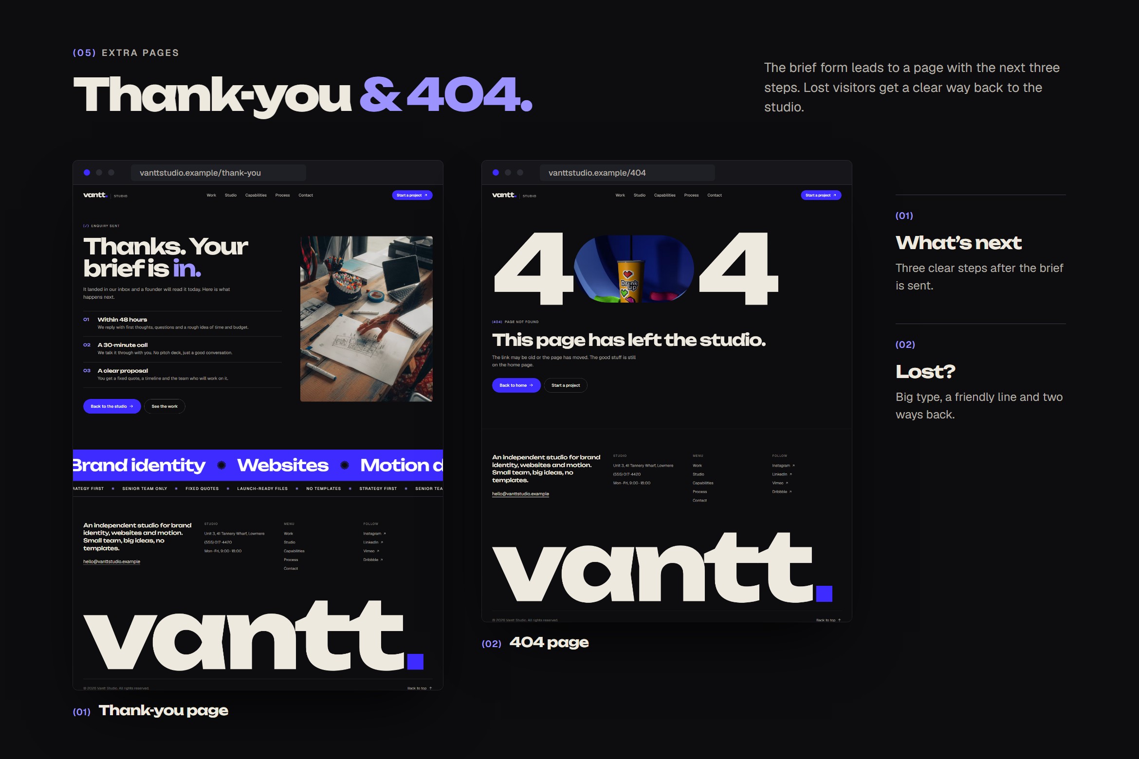 Vantt – Creative Agency Landing Page Template - Image 5