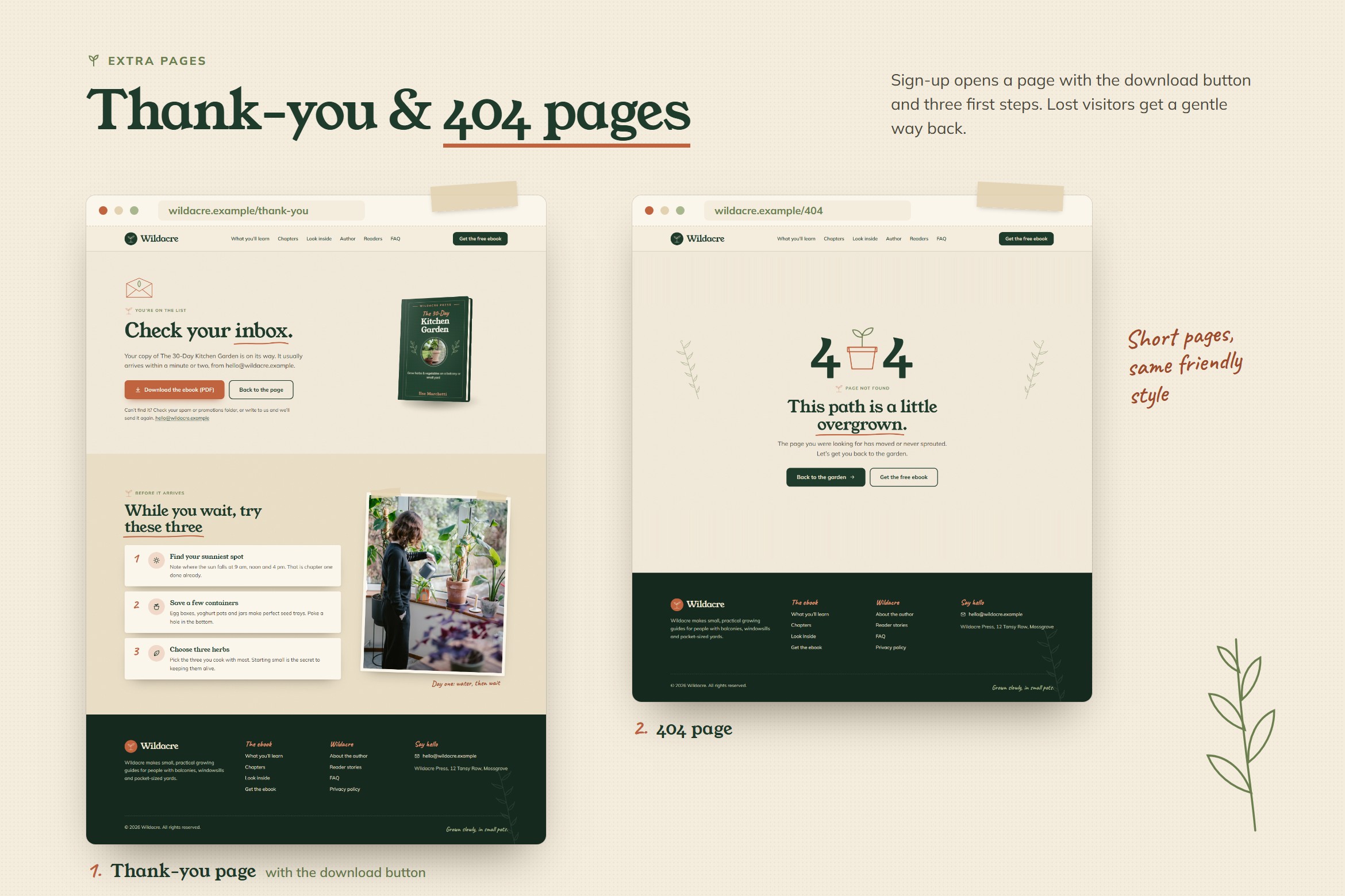 Wildacre – Ebook Landing Page Template - Image 5